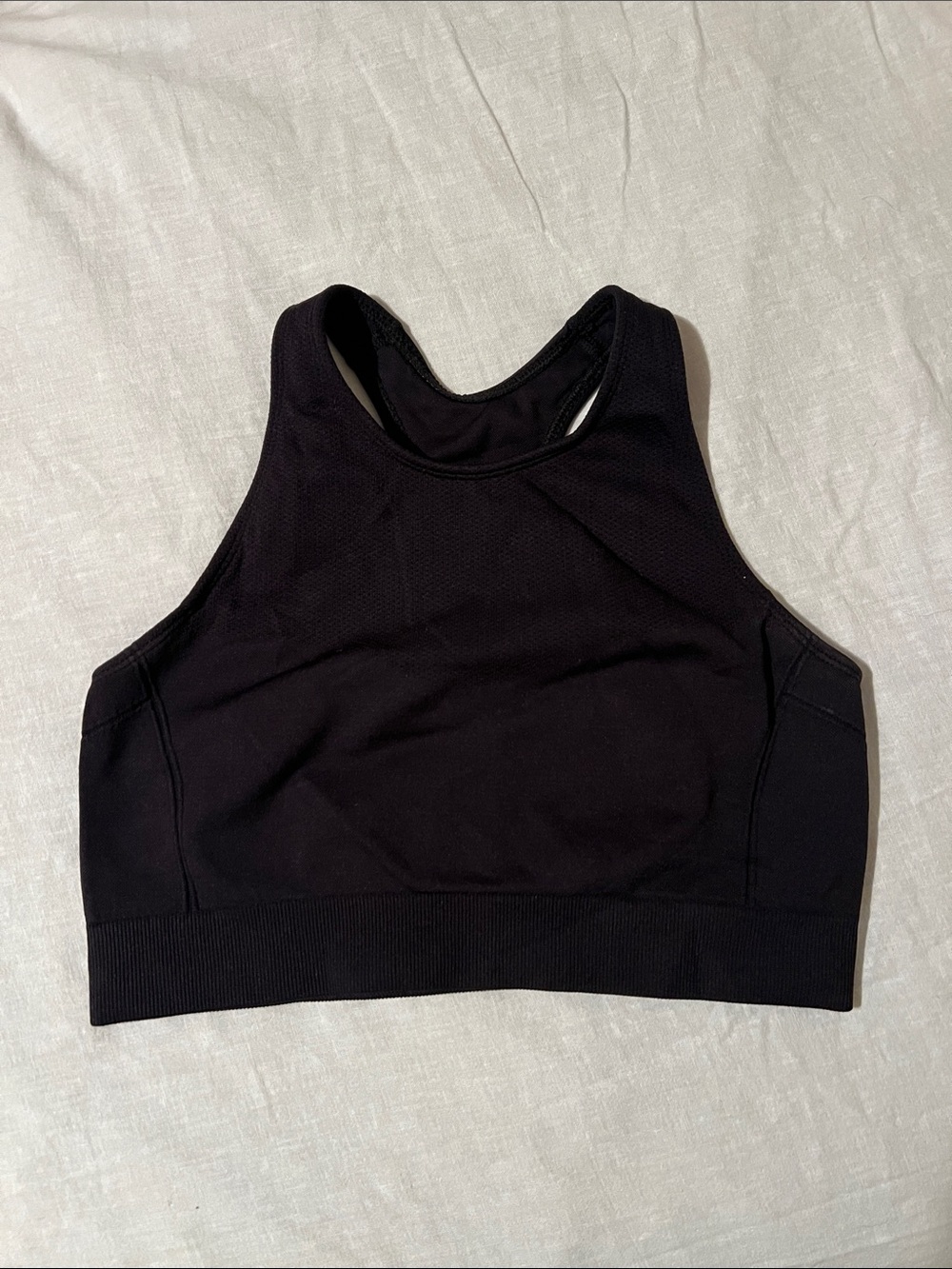 High-Neck Racerback Sports Bra